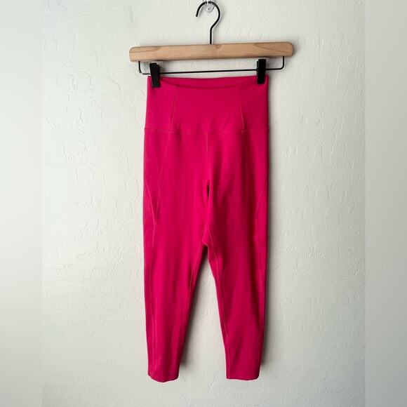 Girlfriend collective high rise leggings hot pink XS - Picture 5 of 10